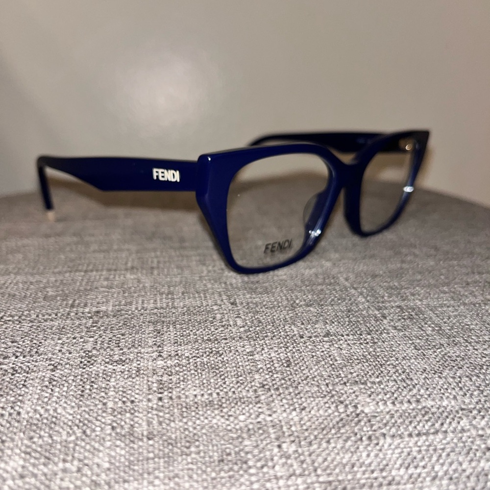 Fendi Navy Women's Glasses - Picture 2 of 6